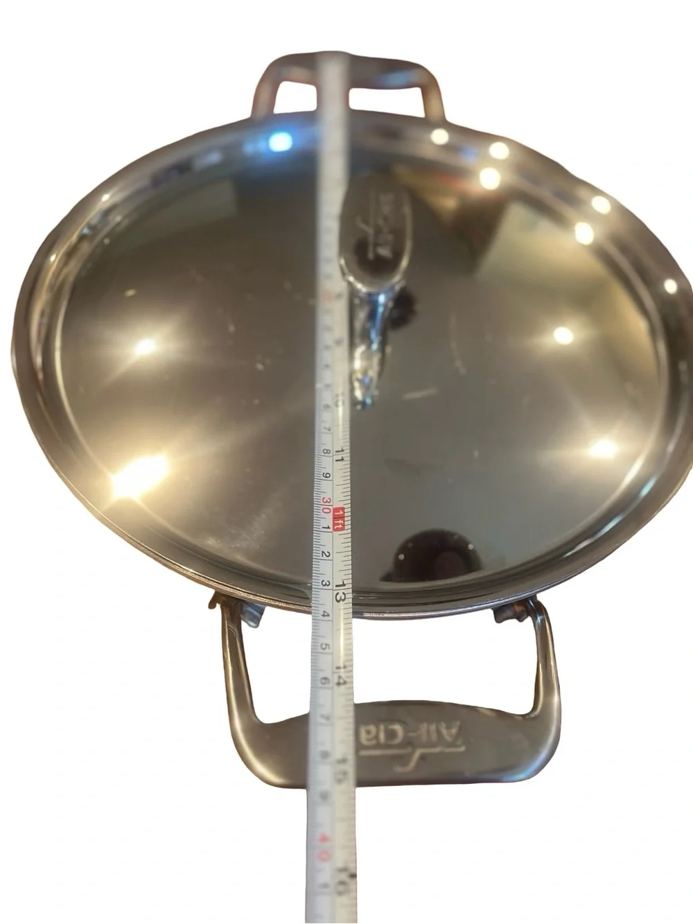 HTF All Clad D5 8Qt Stainless NON-STICK Pot Lid 5-Ply Made USA Soup Stew Braise